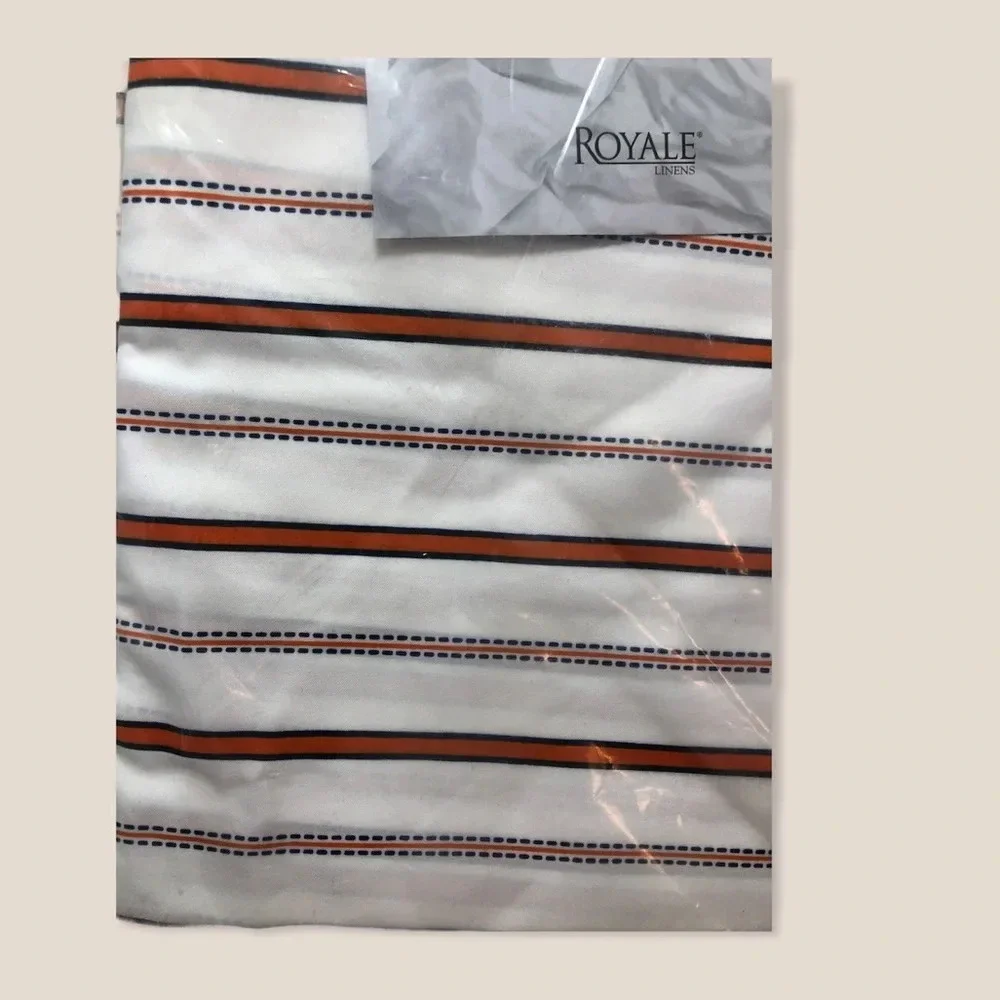 3 Piece Rugby Orange Sheet Set